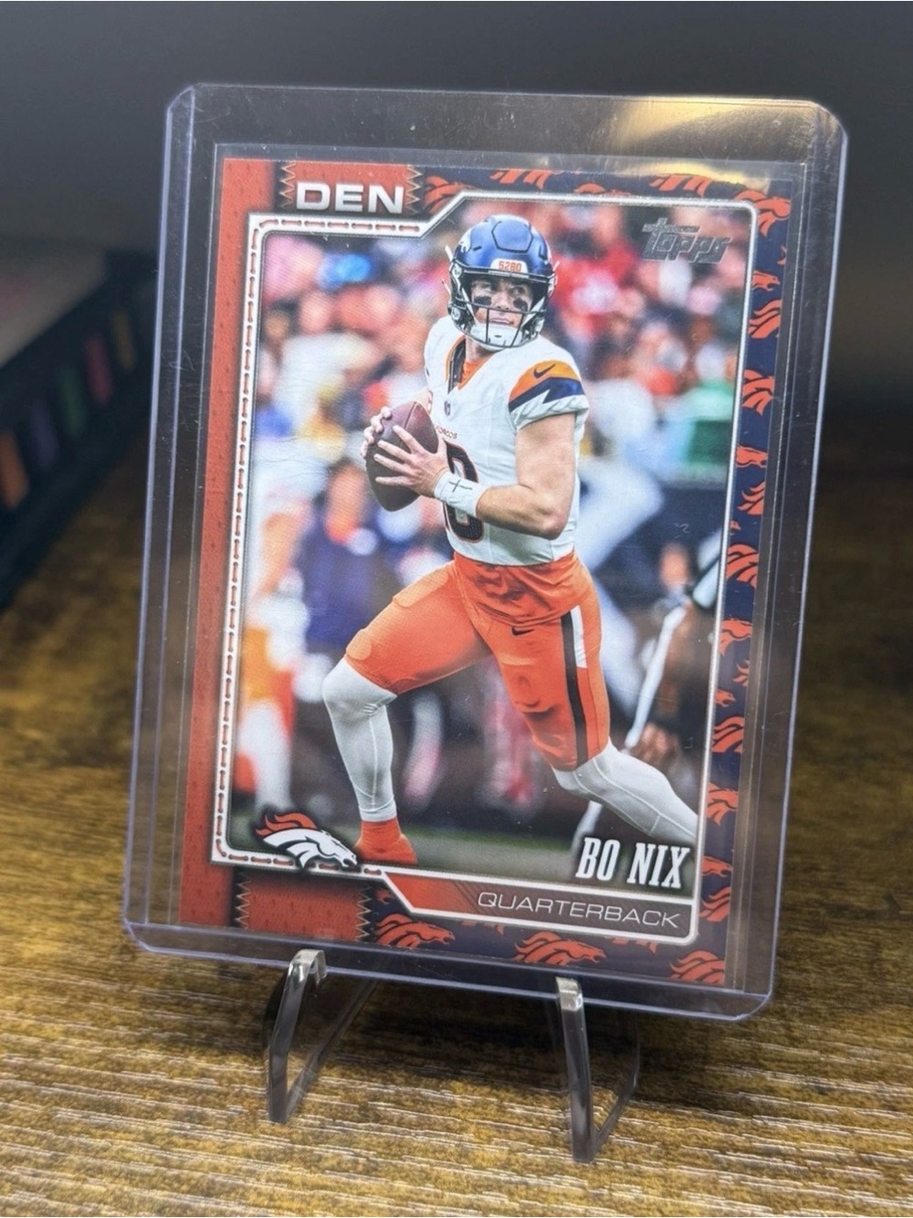 Bo Nix Team border card